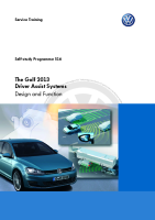 VW - SSP 516 The Golf 2013 Driver Assist Systems 